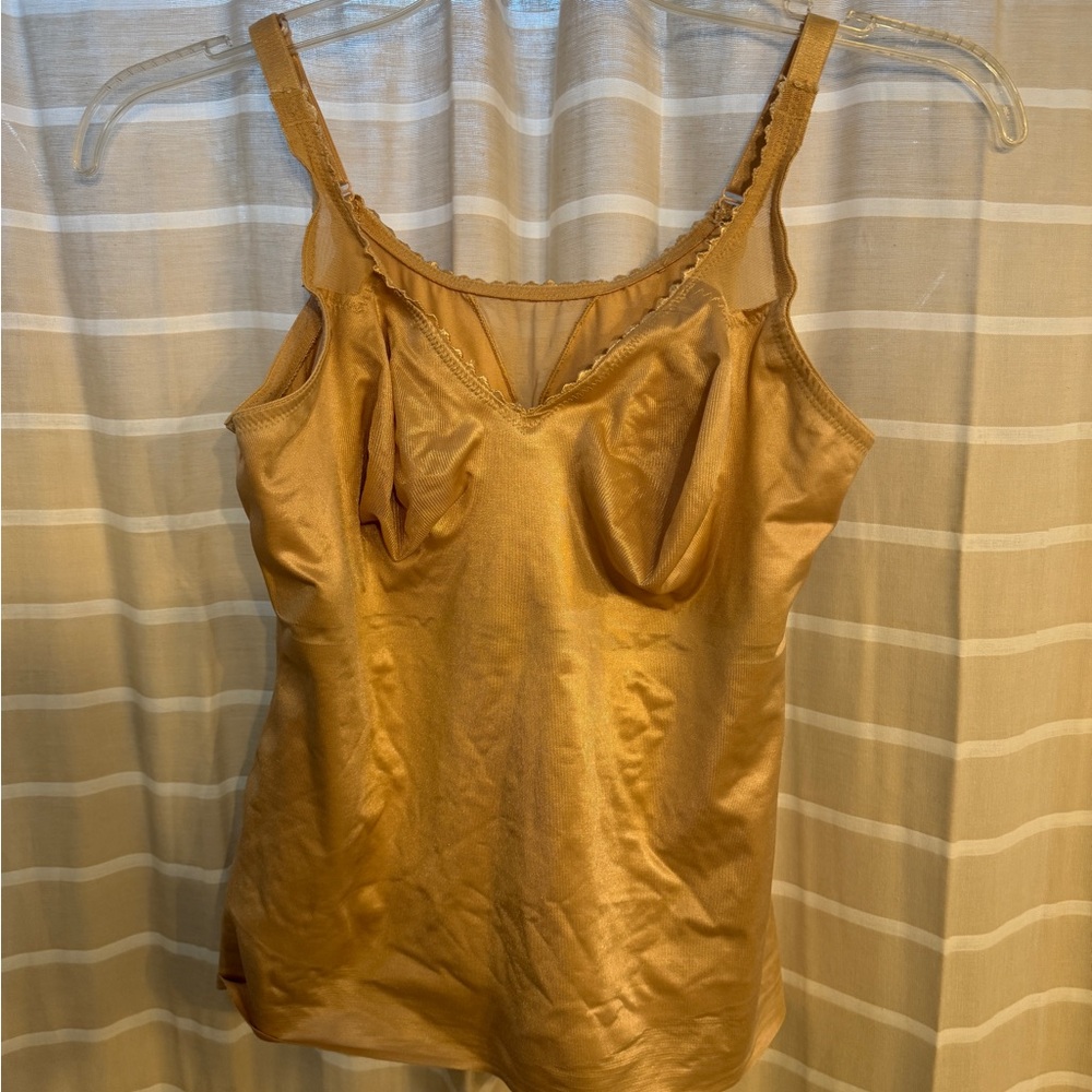 Ruby Ribbon sheer full support Cami bra shapewear Top